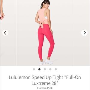 ❤️Lululemon Fuchsia Pink RARE Speed Up ❤️